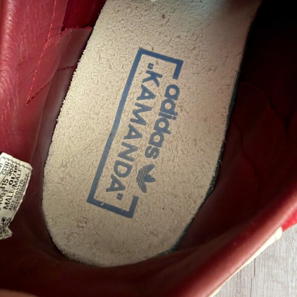 Adidas Kamanda Burgundy Suede Chunky Gum Sole Sneakers 13.5 Streetwear Y2K Retro main image 11